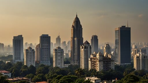 Mumbai Financial District Skyline